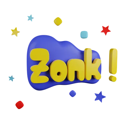 Zonk 3 D Icon Contains PNG BLEND GLTF And OBJ Files 3D Icon