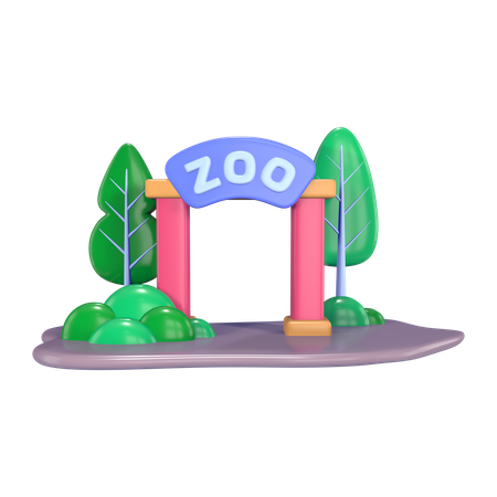 Zoo  3D Icon