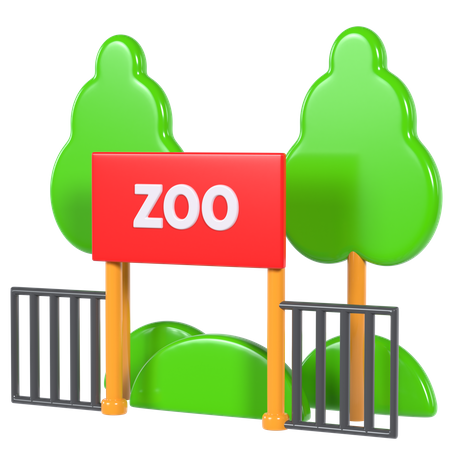 Zoo 3D Illustration