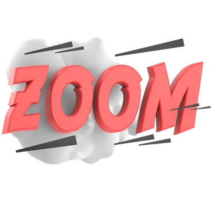 ZOOM  3D Sticker