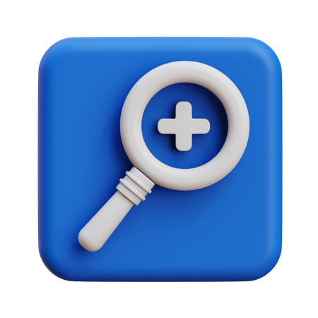 Zoom In  3D Icon