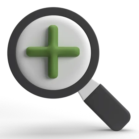 Zoom In  3D Icon