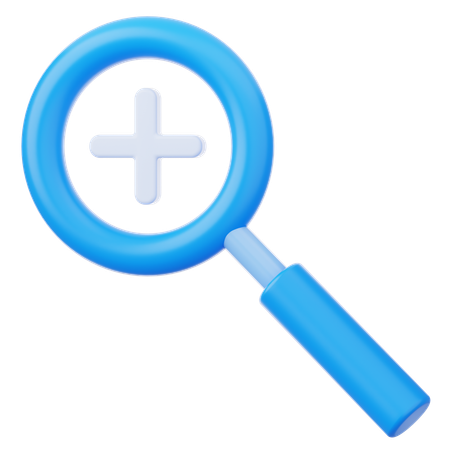 Zoom In  3D Icon