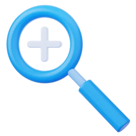 Zoom In  3D Icon