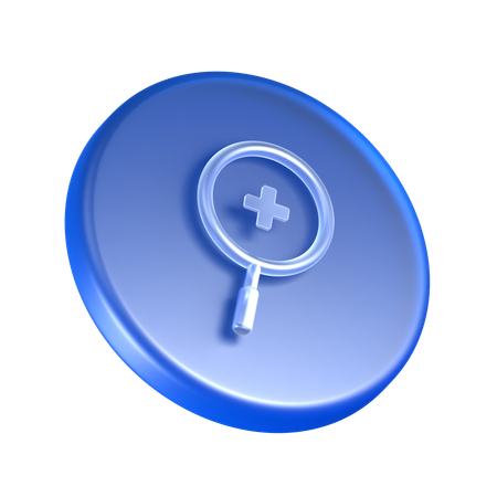 Zoom In  3D Icon