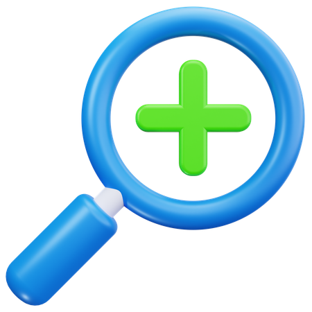 Zoom In  3D Icon