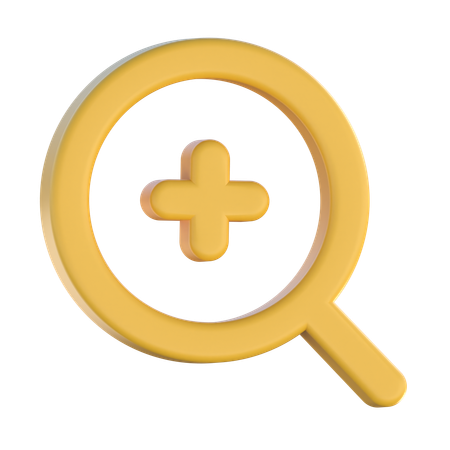 Zoom In  3D Icon