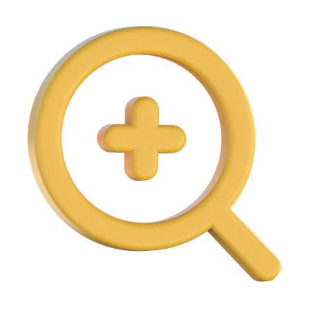 Zoom In  3D Icon