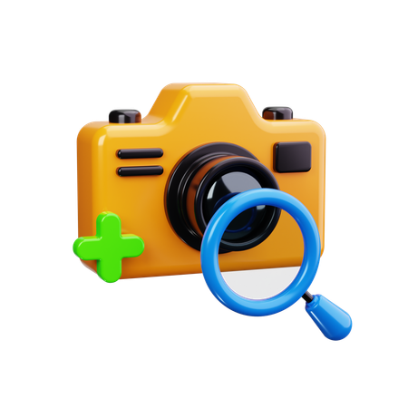 Zoom in  3D Icon