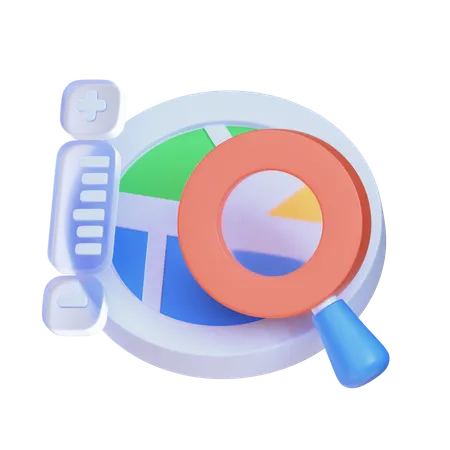 Zoom in Out  3D Icon