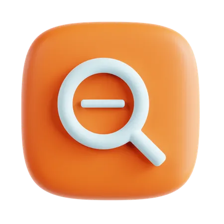 Zoom out  3D Icon