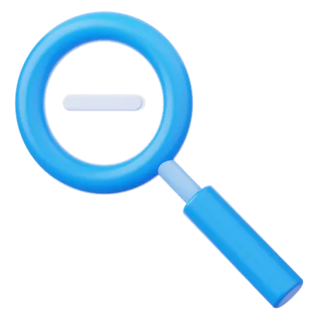 Zoom Out  3D Icon