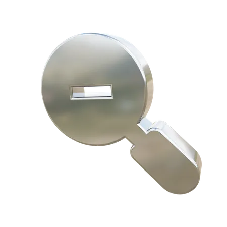 Metallic User Interface 3 D Icon 3D Icon