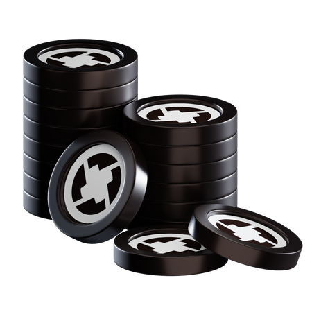 Zrx Coin Stacks  3D Icon