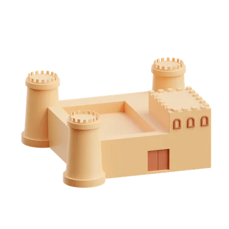 Zubara Fort  3D Icon