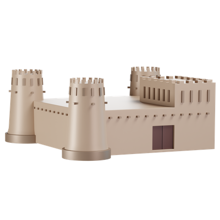 Zubara Fort 3D Icon
