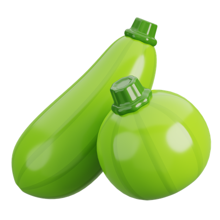 Zucchini  3D Icon