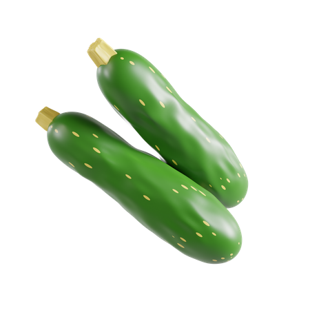Zucchini  3D Icon