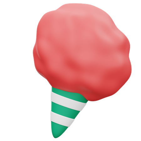 Zuckerwatte  3D Icon