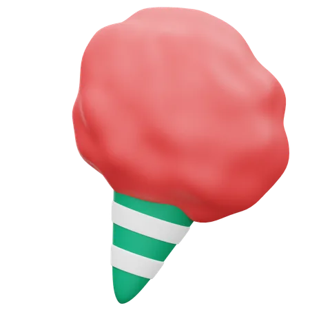 Zuckerwatte  3D Icon