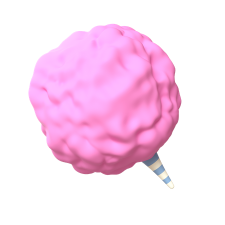 Zuckerwatte  3D Icon