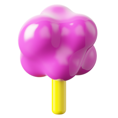 Zuckerwatte  3D Icon