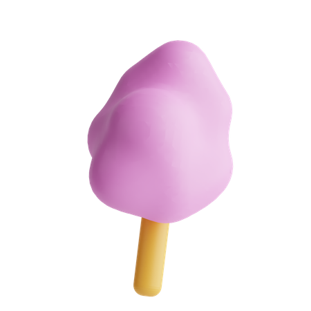 Zuckerwatte  3D Icon