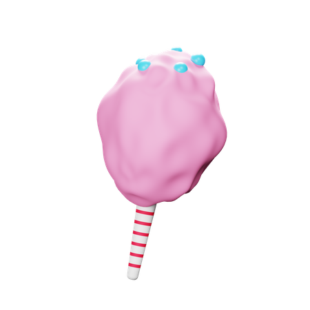 Zuckerwatte  3D Icon