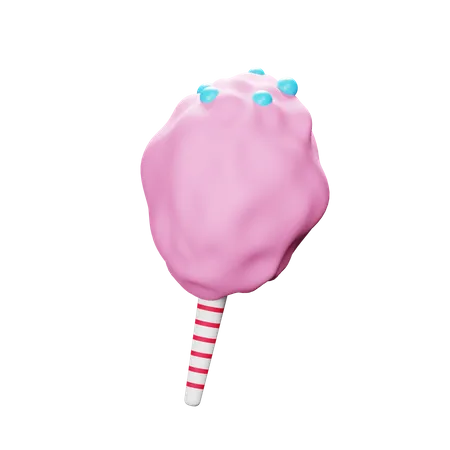 Zuckerwatte  3D Icon