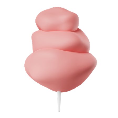 Zuckerwatte  3D Icon