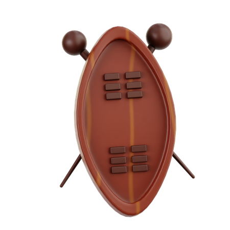 줄루어 방패  3D Icon