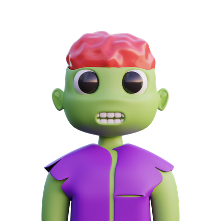 Zumbi  3D Icon