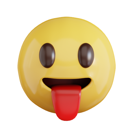 Zungen-Emoji  3D Icon