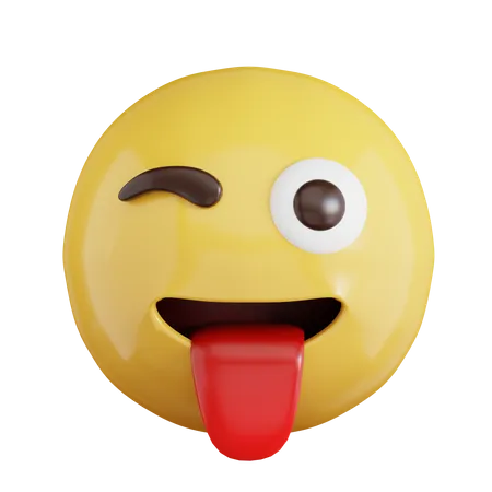 Zungen-Emoji  3D Icon