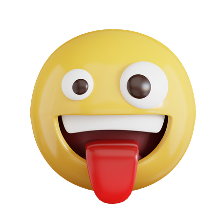Zungen-Emoji  3D Icon