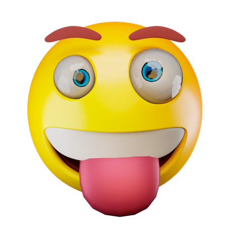 Zunge raus  3D Emoji