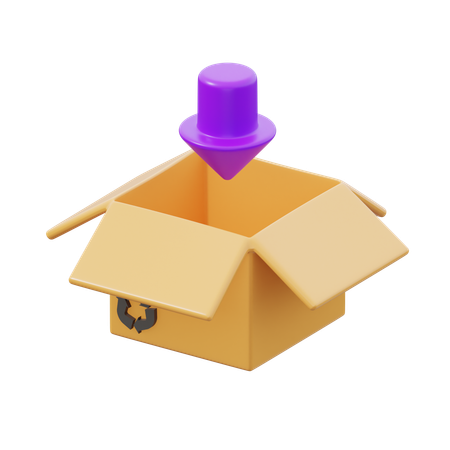 Zur Box hinzufügen  3D Icon