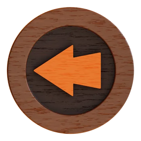 Zurück-Button  3D Icon