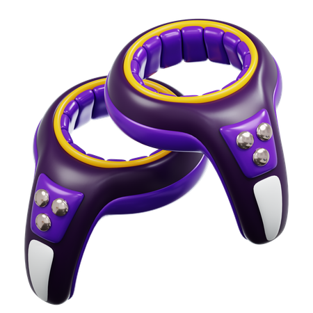 Zwei VR-Controller  3D Icon