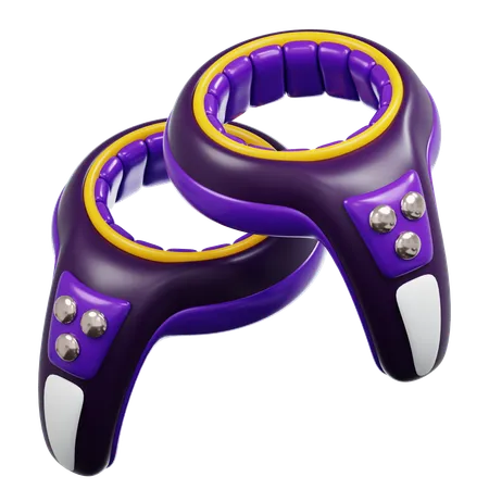 Zwei VR-Controller  3D Icon