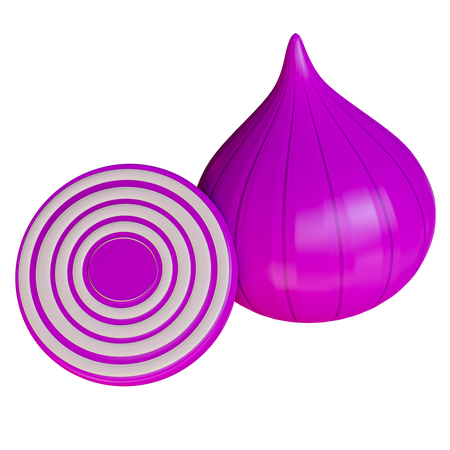 Zwiebel  3D Icon
