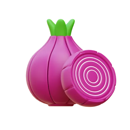 Zwiebel  3D Icon