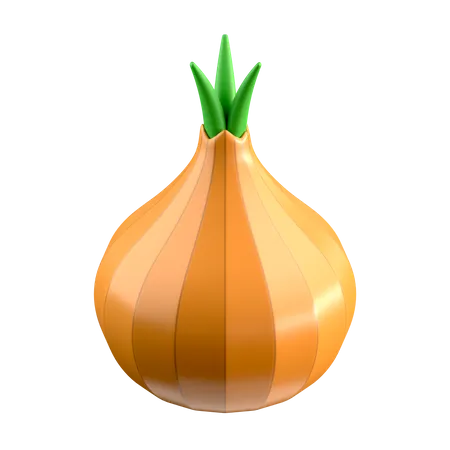 Zwiebel  3D Icon