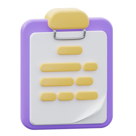 Zwischenablage  3D Icon