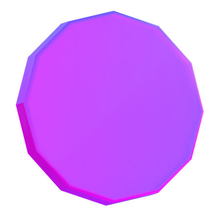 Zwölfeck-Form  3D Icon