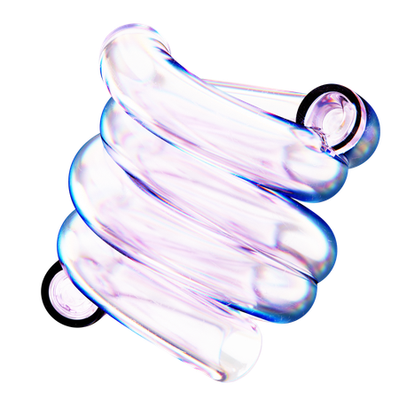 Zylinder abstrakt  3D Icon