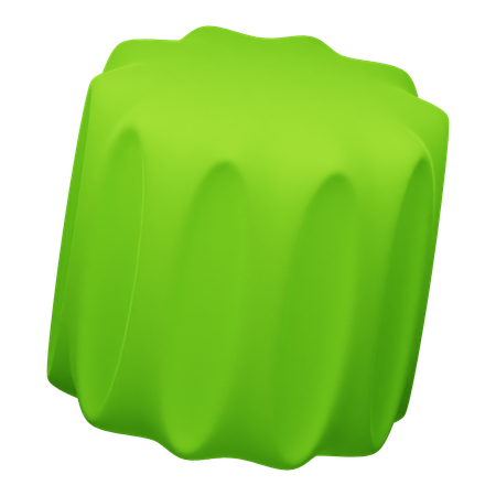 Zylinder abstrakte Form  3D Icon