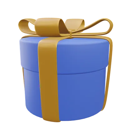 Zylinder-Geschenkbox  3D Icon