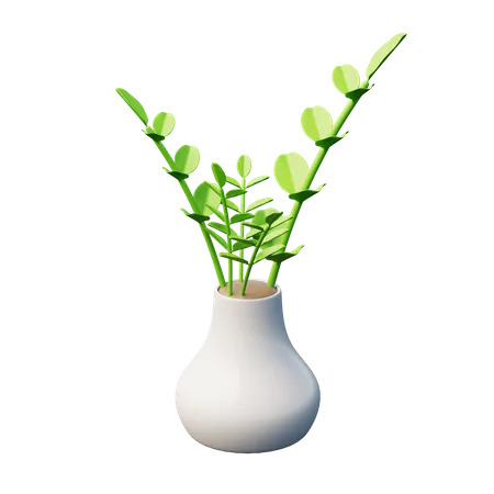 ZZ Plant  3D Icon