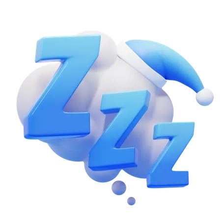 Zzz  3D Sticker